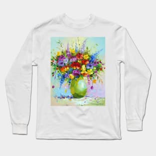 Bouquet of meadow flowers Long Sleeve T-Shirt